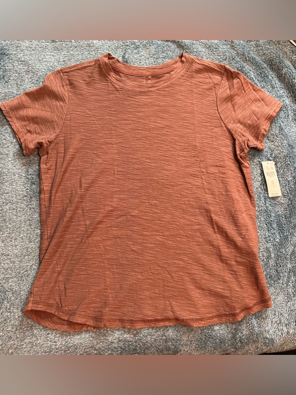 Pilcro Short-Sleeve Crewneck Tee - Brown